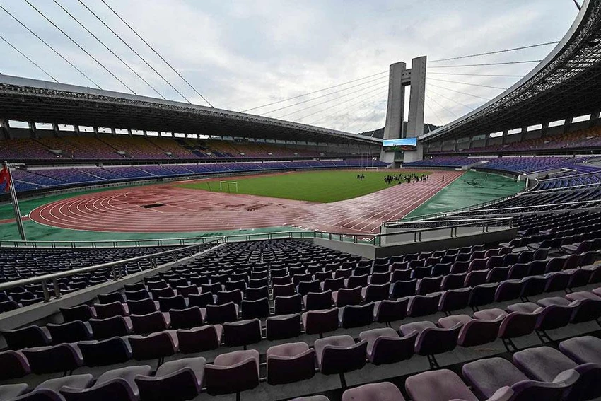 Sân vận động tại Hàng Châu chuẩn bị cho Asiad năm 2022. Ảnh: GETTY IMAGES Sân vận động tại Hàng Châu chuẩn bị cho Asiad năm 2022. Ảnh: GETTY IMAGES
