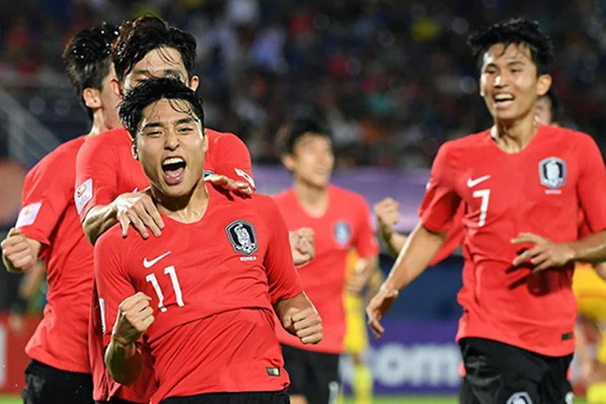 U-23 Hàn Quốc rơi vào bảng có ba đội Đông Nam Á nên vẫn chưa xác định được sức mạnh thực sự của đương kim vô địch. Ảnh: AFC U-23 Hàn Quốc rơi vào bảng có ba đội Đông Nam Á nên vẫn chưa xác định được sức mạnh thực sự của đương kim vô địch. Ảnh: AFC