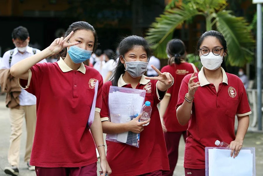 Thí sinh tham dự kỳ thi tốt nghiệp THPT 2022. Ảnh: HOÀNG GIANG Thí sinh tham dự kỳ thi tốt nghiệp THPT 2022. Ảnh: HOÀNG GIANG