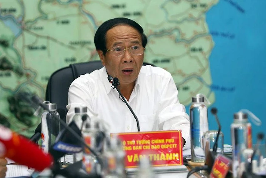 Phó Thủ tướng Lê Văn Thành chủ trì cuộc họp của Ban chỉ đạo quốc gia về phòng chống thiên tai với sự tham dự của lãnh đạo 14 tỉnh, thành. Ảnh: AH Phó Thủ tướng Lê Văn Thành chủ trì cuộc họp của Ban chỉ đạo quốc gia về phòng chống thiên tai với sự tham dự của lãnh đạo 14 tỉnh, thành. Ảnh: AH