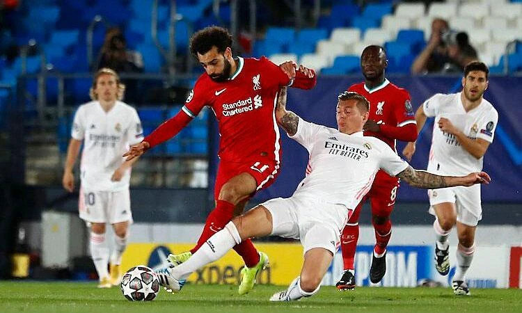 Trận Liverpool - Real Madrid mùa bóng trước. Ảnh: GETTY IMAGES Trận Liverpool - Real Madrid mùa bóng trước. Ảnh: GETTY IMAGES