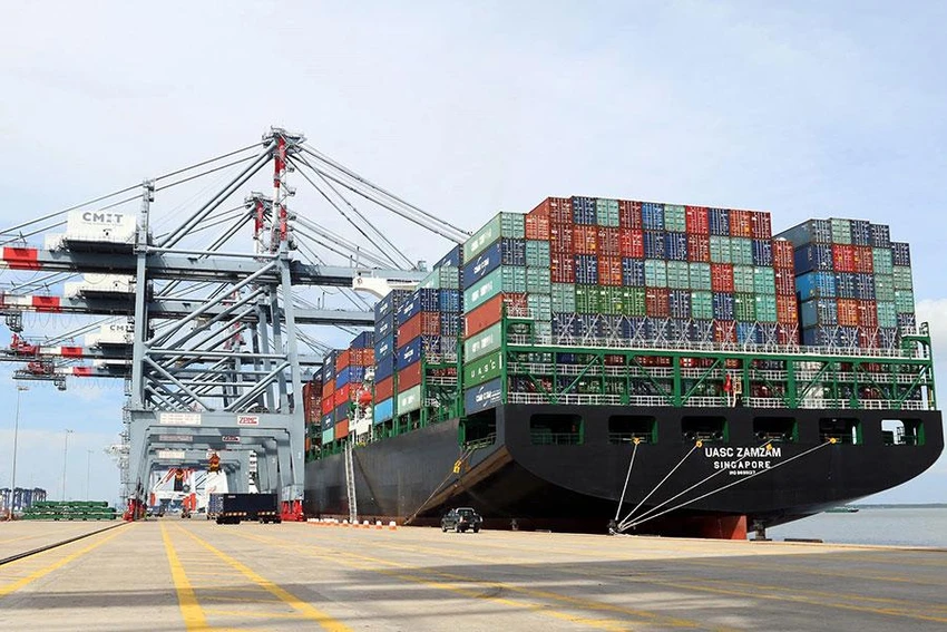 Cảng Cái Mép - Thị Vải (Bà Rịa-Vũng Tàu) là một trong những cảng container tiên phong trong việc đón các tàu trọng tải lớn, được xếp vào nhóm cảng hàng đầu thế giới. Ảnh: K.LY Cảng Cái Mép - Thị Vải (Bà Rịa-Vũng Tàu) là một trong những cảng container tiên phong trong việc đón các tàu trọng tải lớn, được xếp vào nhóm cảng hàng đầu thế giới. Ảnh: K.LY