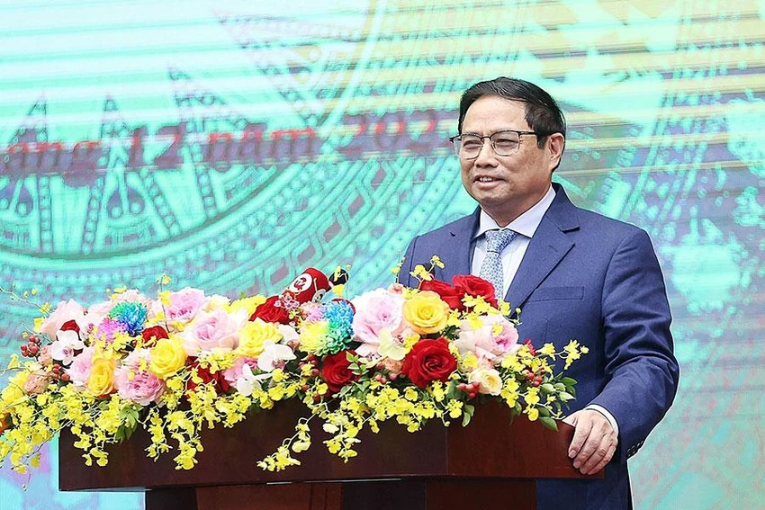 Thủ tướng Phạm Minh Chính phát biểu chỉ đạo hội nghị. Ảnh: TTXVN Thủ tướng Phạm Minh Chính phát biểu chỉ đạo hội nghị. Ảnh: TTXVN