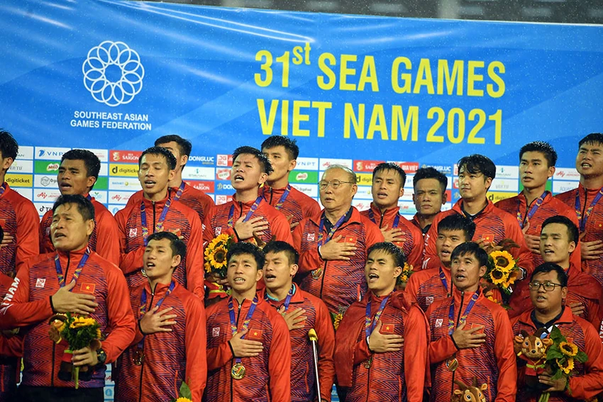 Với thành phần U-22 không tăng cường, HLV Troussier sẽ gặp khó khăn lớn với tư cách đương kim vô địch SEA Games. Ảnh: ANH PHƯƠNG Với thành phần U-22 không tăng cường, HLV Troussier sẽ gặp khó khăn lớn với tư cách đương kim vô địch SEA Games. Ảnh: ANH PHƯƠNG