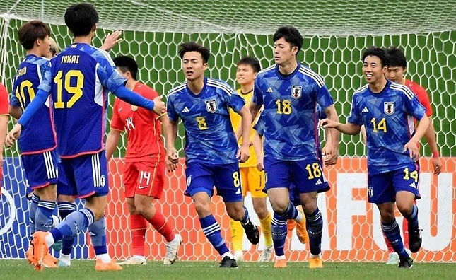 Các cầu thủ trẻ Nhật Bản với tham vọng vô địch giải trẻ châu Á. Ảnh: AFC