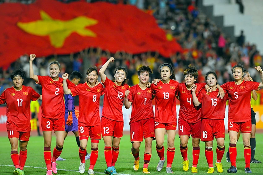 Ấn tượng với các cô gái vàng bóng đá Việt Nam mang về HCV SEA Games lần thứ tư liên tiếp một cách thuyết phục. Ảnh: ANH PHƯƠNG Ấn tượng với các cô gái vàng bóng đá Việt Nam mang về HCV SEA Games lần thứ tư liên tiếp một cách thuyết phục. Ảnh: ANH PHƯƠNG