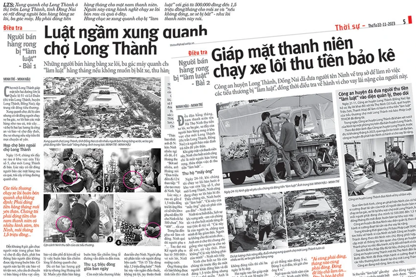 bán hàng rong bị “làm luật”