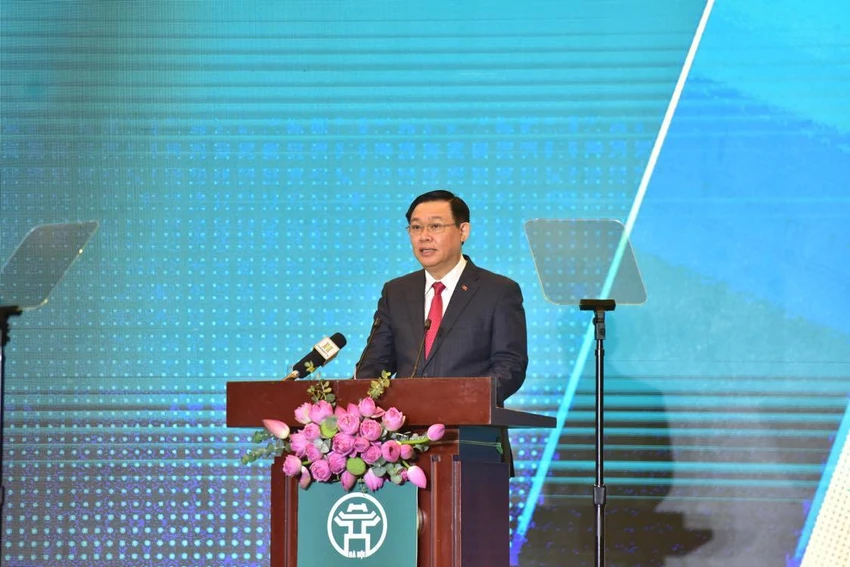 Bí thư Hà Nội Vương Đình Huệ - Hội nghị thu hút đầu tư Hà Nội 2020