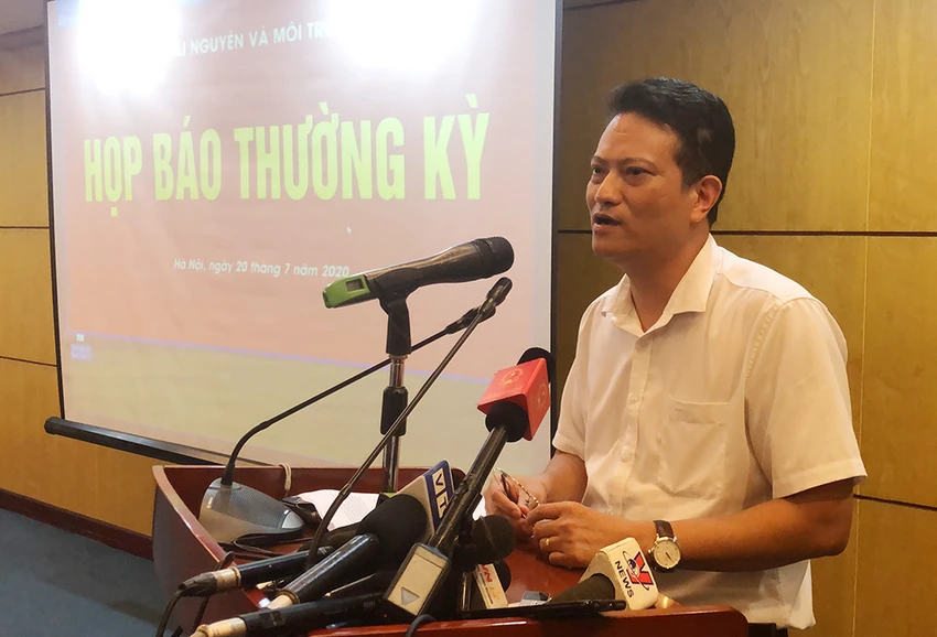 Họp báo Bộ tài nguyên và môi trường