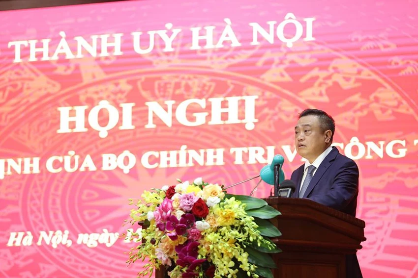 Ông Trần Sỹ Thanh vừa được Bộ Chính trị phân công làm Phó Bí thư Thành uỷ Hà Nội.