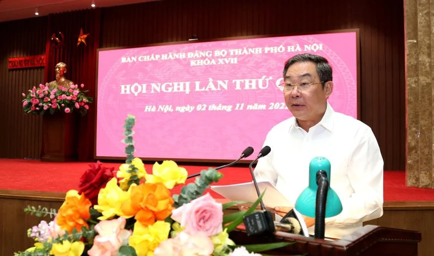 Phó Chủ tịch thường trực UBND TP Hà Nội Lê Hồng Sơn.
