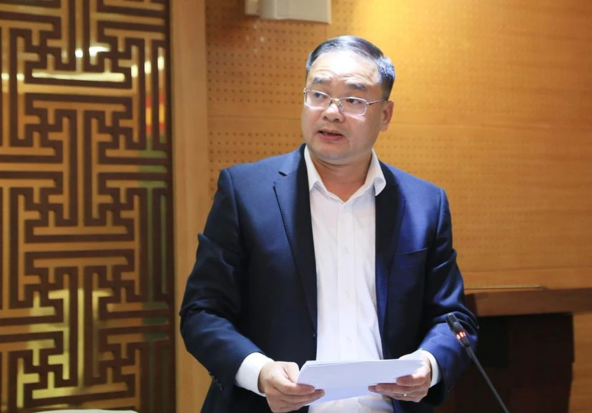 Ông Nguyễn Ngọc Việt, Chánh văn phòng Đoàn ĐBQH và HĐND TP Hà Nội. Ảnh: TRỌNG PHÚ hop-hdnd-tp-ha-noi