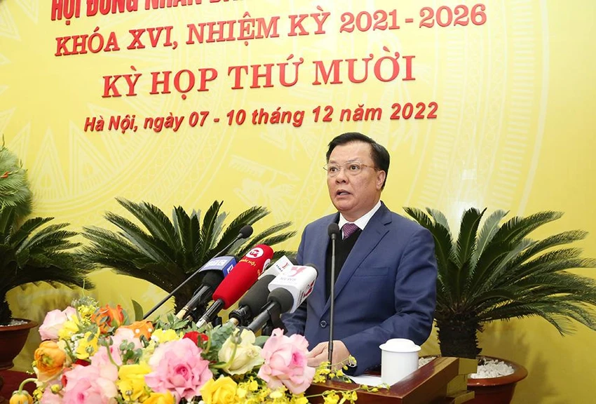 Bí thư Thành uỷ Hà Nội Đinh Tiến Dũng Bí thư Thành uỷ Hà Nội Đinh Tiến Dũng