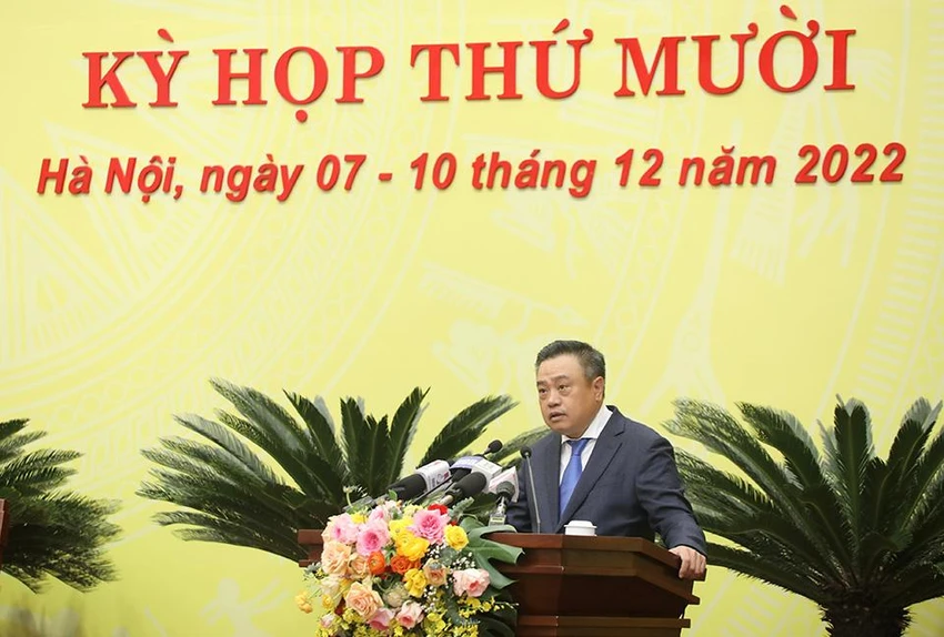 Chủ tịch UBND TP Hà Nội Trần Sỹ Thanh. Ảnh: TP Chủ tịch UBND TP Hà Nội Trần Sỹ Thanh. Ảnh: TP