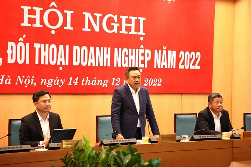 Chủ tịch UBND TP Hà Nội Trần Sỹ Thanh .Ảnh: TP Chủ tịch UBND TP Hà Nội Trần Sỹ Thanh .Ảnh: TP