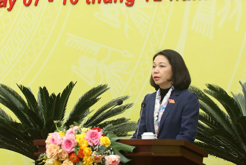 Bà Vũ Thu Hà, Tân Phó Chủ tịch UBND TP Hà Nội. Ảnh: TP Bà Vũ Thu Hà, Tân Phó Chủ tịch UBND TP Hà Nội. Ảnh: TP