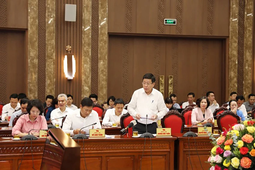Phó Chủ tịch UBND TP Hà Nội Dương Đức Tuấn. Ảnh: TP Phó Chủ tịch UBND TP Hà Nội Dương Đức Tuấn