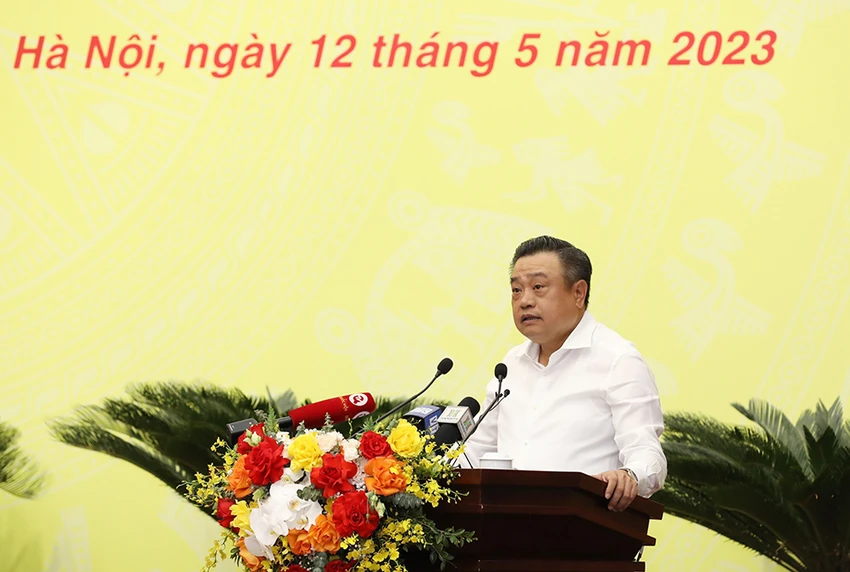 Chủ tịch UBND TP Hà Nội Trần Sỹ Thanh. Ảnh: TP