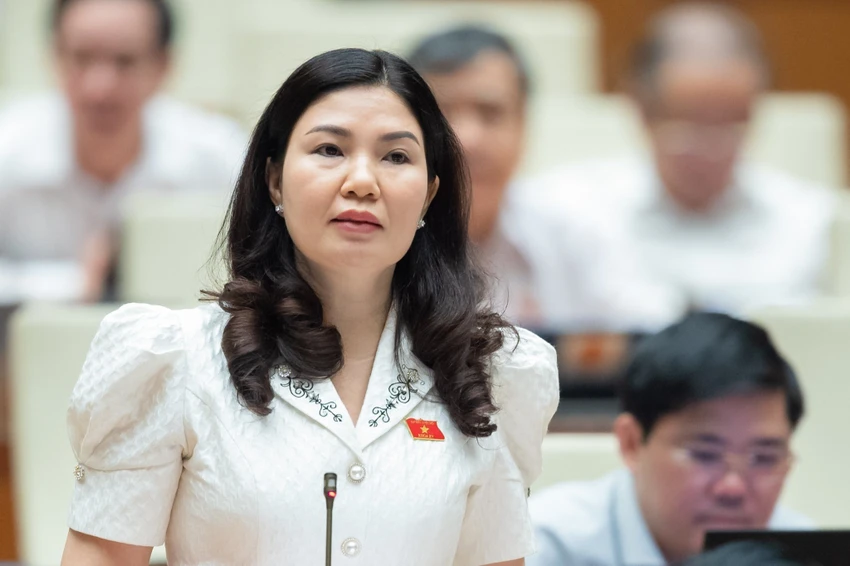 ĐB Trần Thị Vân, Phó trưởng Đoàn ĐBQH chuyên trách tỉnh Bắc Ninh. Ảnh: QH