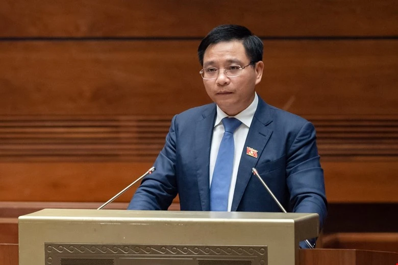 Bộ trưởng GTVT Nguyễn Văn Thắng. Ảnh: QH Bộ trưởng GTVT Nguyễn Văn Thắng. Ảnh: QH