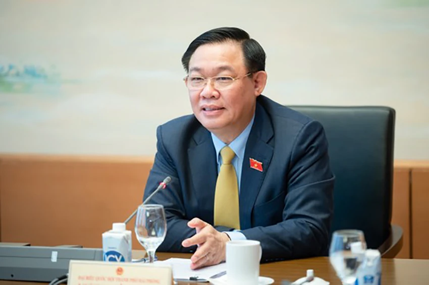 Chủ tịch Quốc hội Vương Đình Huệ (Ảnh: QH) Chủ tịch Quốc hội Vương Đình Huệ (Ảnh: QH)