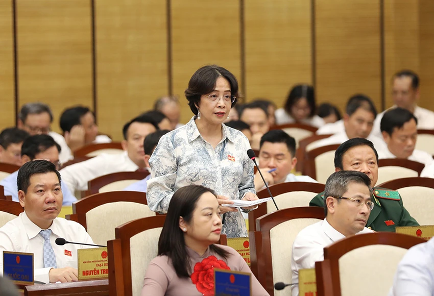 Đại biểu Nguyễn Thị Lan Hương. Ảnh: TP Đại biểu Nguyễn Thị Lan Hương. Ảnh: TP