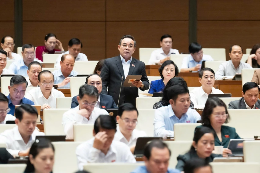 Đại biểu Quốc hội Lê Hữu Trí (đoàn Khánh Hoà). Ảnh: QH