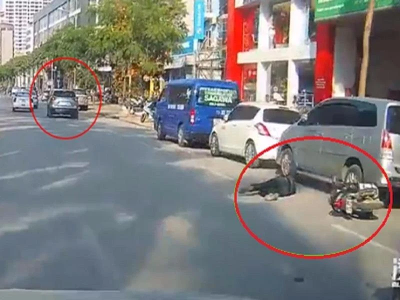 Công an xác định tài xế nghi cố tình tông xe máy ảnh 1