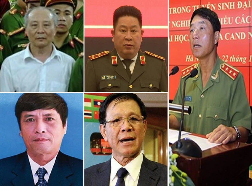 Những tướng công an nào bị bắt, phạt tù trong thời gian qua? ảnh 1 Những tướng công an nào bị bắt, phạt tù trong thời gian qua? ảnh 1