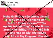 Luật sư Lê Văn Thiệp thừa nhận nội dung đăng tải trên facebook