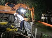 Trắng đêm kè bờ cho hồ Hoàn Kiếm