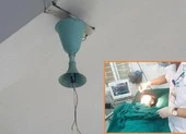 Quạt trần rơi trong lớp, một học sinh lớp 2 nhập viện