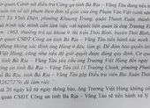 Công an Bà Rịa - Vũng Tàu tìm người theo đơn tố giác
