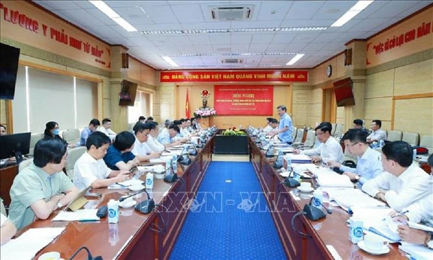 Quang cảnh buổi làm việc. Ảnh: TTXVN Quang cảnh buổi làm việc. Ảnh: TTXVN