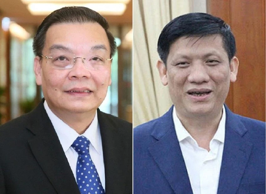 Hai ông Chu Ngọc Anh (trái) và Nguyễn Thanh Long Hai ông Chu Ngọc Anh (trái) và Nguyễn Thanh Long