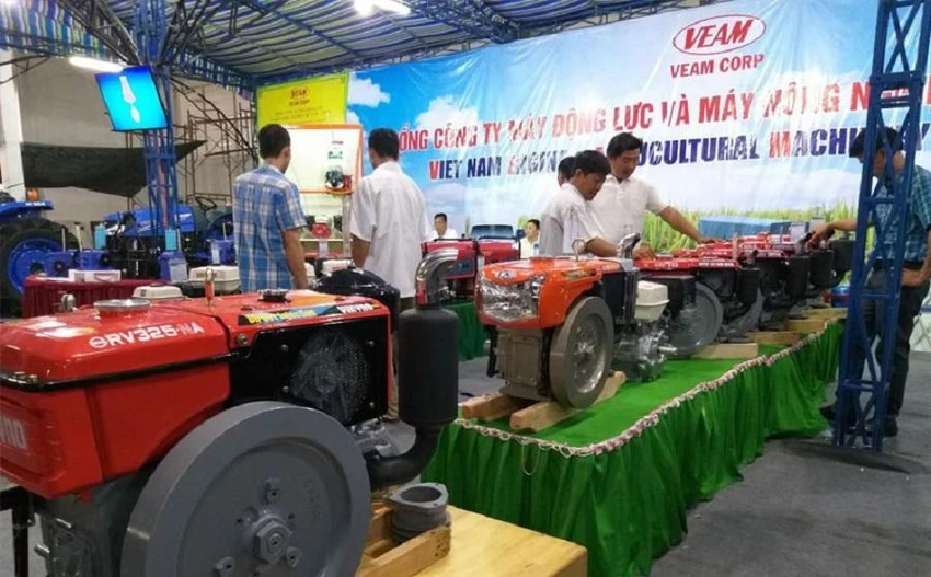 Một số sản phẩm máy của VEAM. Ảnh: VEAM Một số sản phẩm máy của VEAM. Ảnh: VEAM