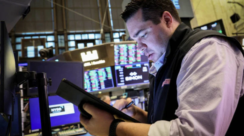 Nhà giao dịch cổ phiếu trên sàn NYSE ở New York, Mỹ. Ảnh minh họa/CNBC