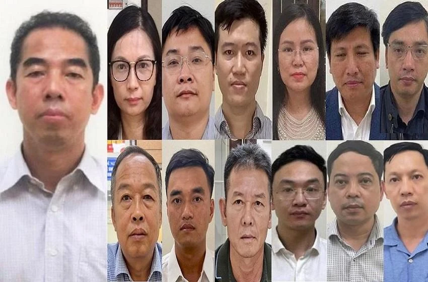 Trong vụ án "chuyến bay giải cứu", nhiều bị can bị khởi tố và bắt tạm giam về tội nhận hối lộ. Ảnh: CA Trong vụ án "chuyến bay giải cứu", nhiều bị can bị khởi tố và bắt tạm giam về tội nhận hối lộ. Ảnh: CA