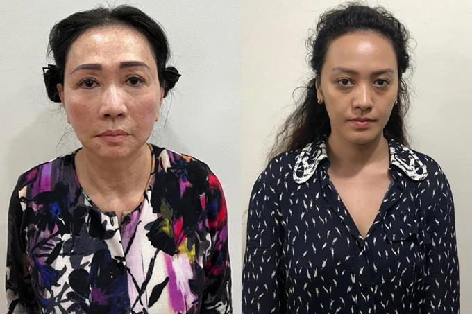 Hai bị can Trương Mỹ Lan và Trương Huệ Vân đã bị bắt tạm giam. Ảnh: Bộ Công an Hai bị can Trương Mỹ Lan và Trương Huệ Vân đã bị bắt tạm giam. Ảnh: Bộ Công an