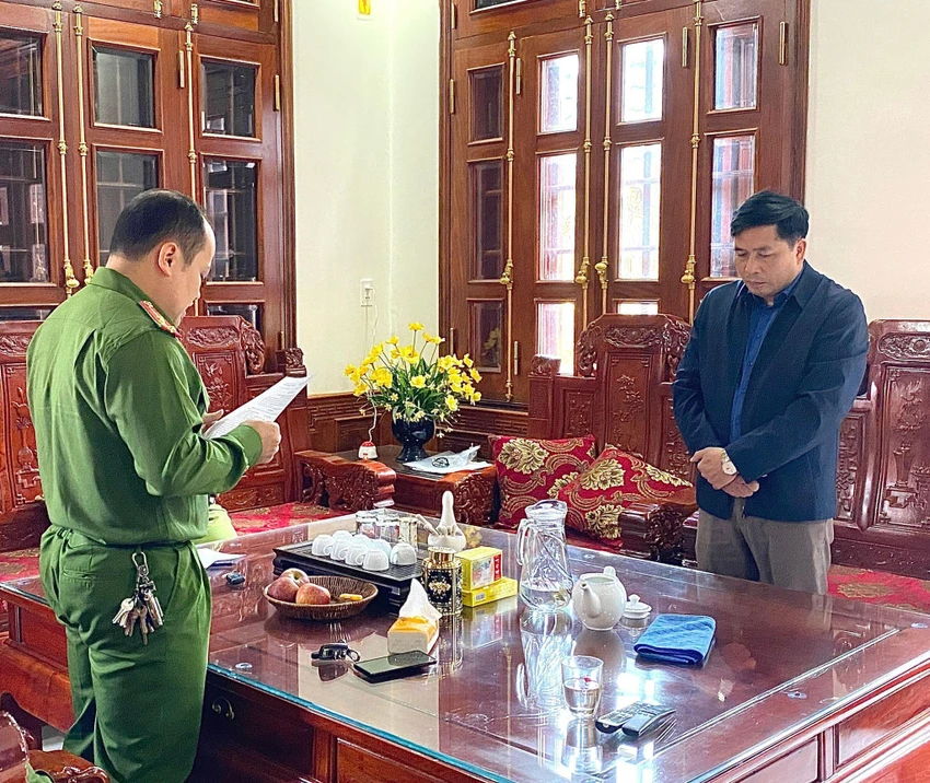 Ông Nguyễn Ích Chánh, Phó Giám đốc Sở LĐ-TB&amp;XH bị khởi tố do có sai phạm khi còn là chủ tịch UBND huyện Bảo Lạc. Ảnh: CACC