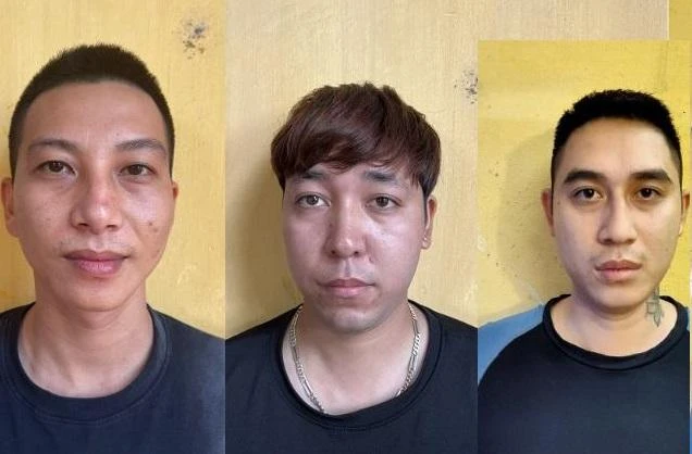 Ba bị can bị khởi tố. Ảnh: CACC Ba bị can bị khởi tố. Ảnh: CACC