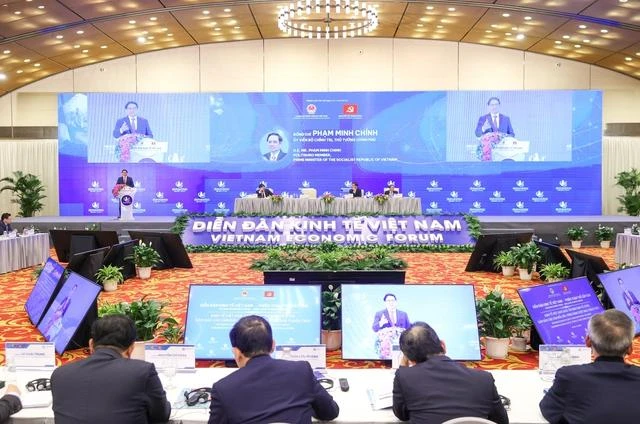 Thủ tướng Phạm Minh Chính cho biết ông đã lắng nghe và thu hoạch được rất nhiều nội dung rất đúng, rất trúng tại diễn đàn. Ảnh: VGP