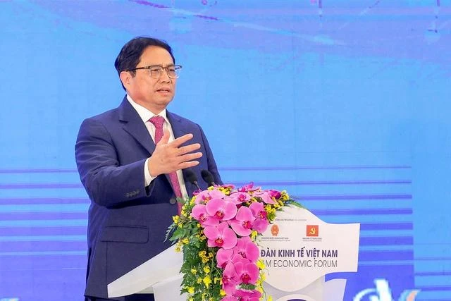 Thủ tướng Phạm Minh Chính: Phản ứng chính sách kịp thời với ưu tiên phù hợp. Ảnh: VGP