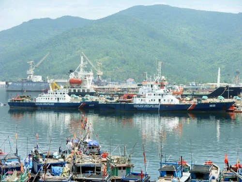 2 tàu Cảnh sát biển đã sửa xong, sẵn sàng trở lại Hoàng Sa ảnh 1 2 tàu Cảnh sát biển đã sửa xong, sẵn sàng trở lại Hoàng Sa ảnh 1