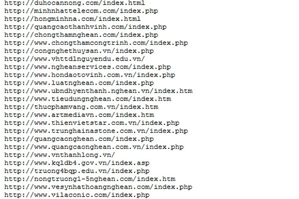 220 website của Việt Nam đã bị "hacker Trung Quốc" tấn công ảnh 1 220 website của Việt Nam đã bị "hacker Trung Quốc" tấn công ảnh 1