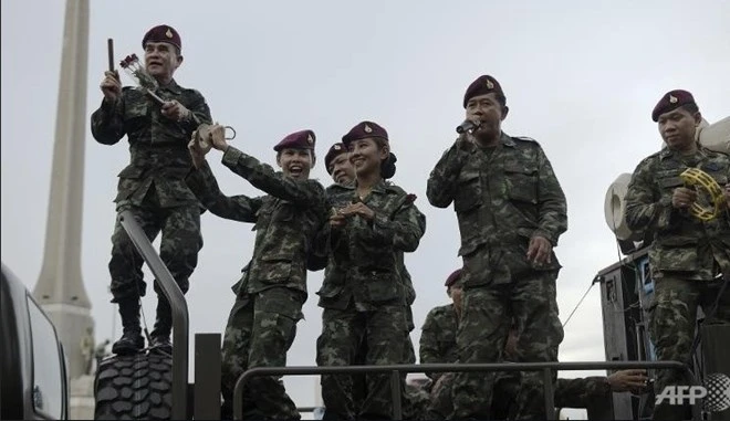 Thái Lan: Triển khai quân rộng khắp do lo sợ biểu tình bùng nổ ảnh 1 Thái Lan: Triển khai quân rộng khắp do lo sợ biểu tình bùng nổ ảnh 1