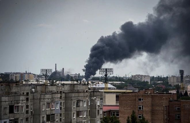 Ukraine: Chiến tranh biến Lugansk thành "thị trấn ma" ảnh 2