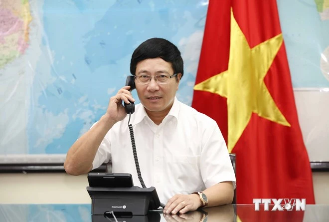 Phó Thủ tướng Phạm Bình Minh điện đàm với Ngoại trưởng Pháp ảnh 1 Phó Thủ tướng Phạm Bình Minh điện đàm với Ngoại trưởng Pháp ảnh 1