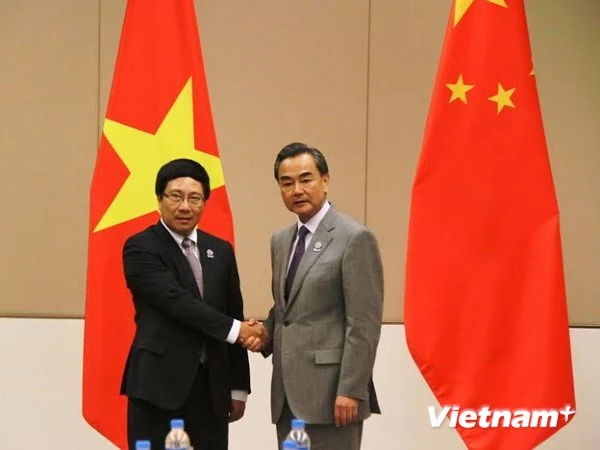 Phó Thủ tướng Phạm Bình Minh gặp Ngoại trưởng Trung Quốc ảnh 1