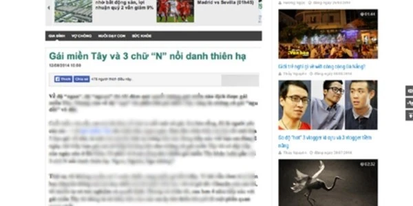 Vụ "gái miền Tây": Đình bản báo điện tử Trí Thức Trẻ, phạt 207 triệu ảnh 1 Vụ "gái miền Tây": Đình bản báo điện tử Trí Thức Trẻ, phạt 207 triệu ảnh 1